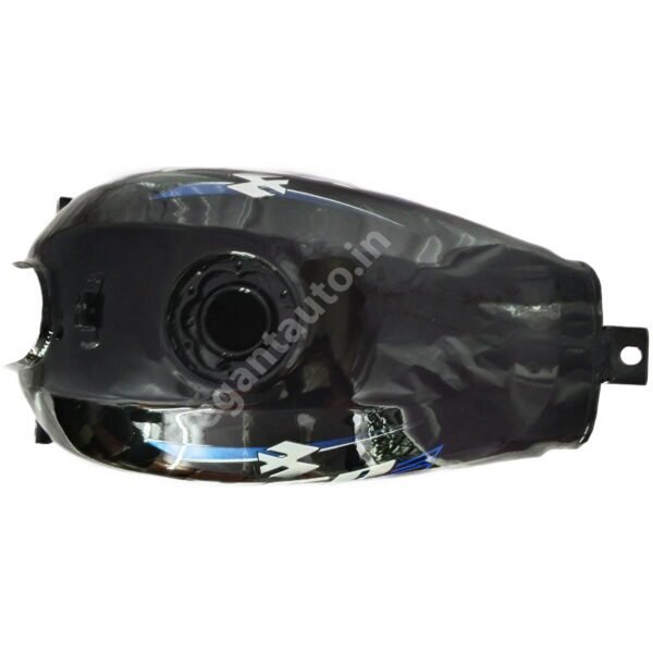 BAJAJ XCD 135 Petrol Tank BLACK and BLUE - Image 2