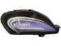 HERO SPLENDOR BS6 Petrol Tank BLACK and BLUE