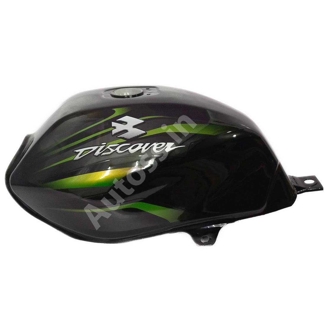 BAJAJ Discover Petrol Tank 150 3D  BLACK and GREEN