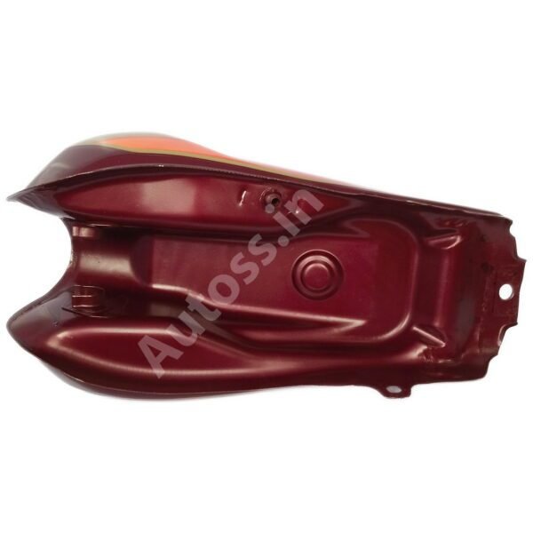 HERO CD Deluxe Old Model Petrol Tank WINE RED - Image 3