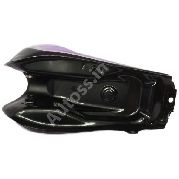 HERO CD Deluxe Old Model Petrol Tank BLACK and PURPLE - Image 3
