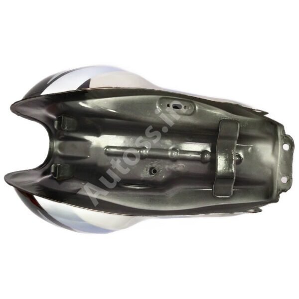 TVS Victor Glx Petrol Tank BLACK and BLUE - Image 3