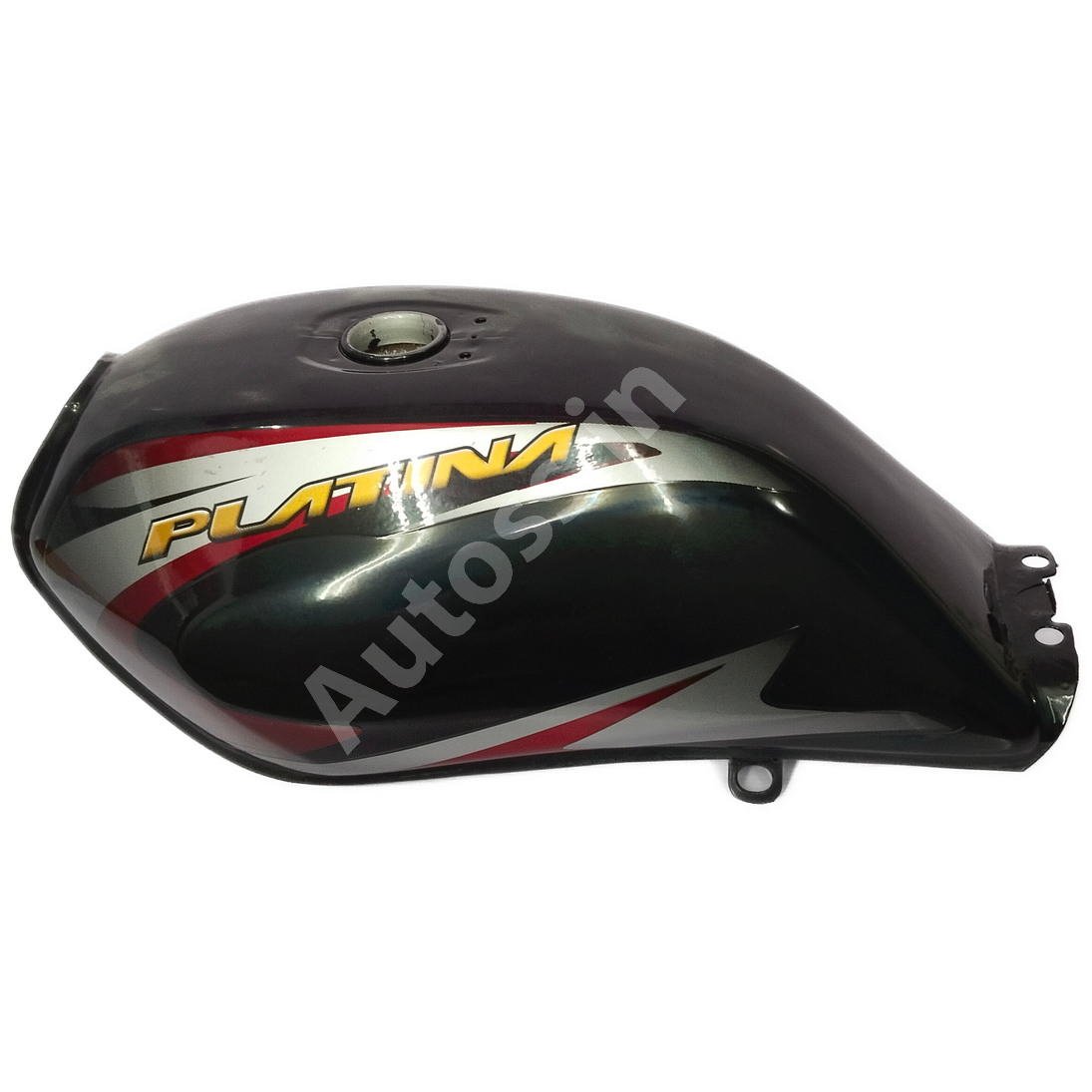BAJAJ Platina Comfort Petrol Tank BLACK and RED