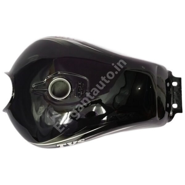 TVS Star City CVTI Petrol Tank BLACK and GREY - Image 2