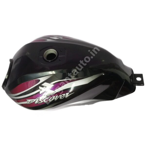 BAJAJ Discover 100 3D Petrol Tank BLACK and BLUE - Image 2