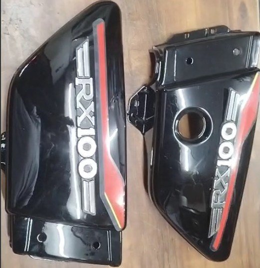 SIDE PANEL YAMAHA RX 6Volt BLACK and RED