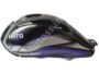 BIKE PETROL TANK HERO HF DELUXE BS4 BLACK AND BLUE