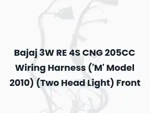 Bajaj 3W RE 4S CNG 205CC Wiring Harness ('M' Model 2010) (Two Head Light) Front