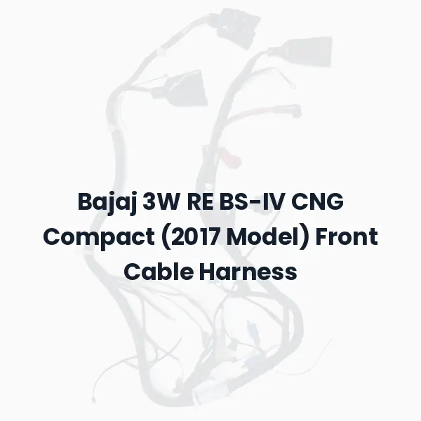 Bajaj 3W RE BS-IV CNG Compact (2017 Model) Front Cable Harness