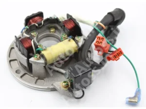 BAJAJ BOXER AT DF04 MAGNET COIL PLATE ASSEMBLY (3LT 4 HOLE) 4+3 PIN
