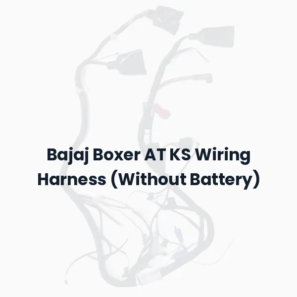 Bajaj Boxer AT KS Wiring Harness (Without Battery)