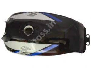 BAJAJ CT 100 Petrol Tank Without Gage Black and Blue