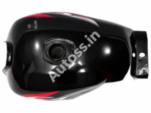 BAJAJ CT 100 X Bike Petrol Tank BLACK and RED