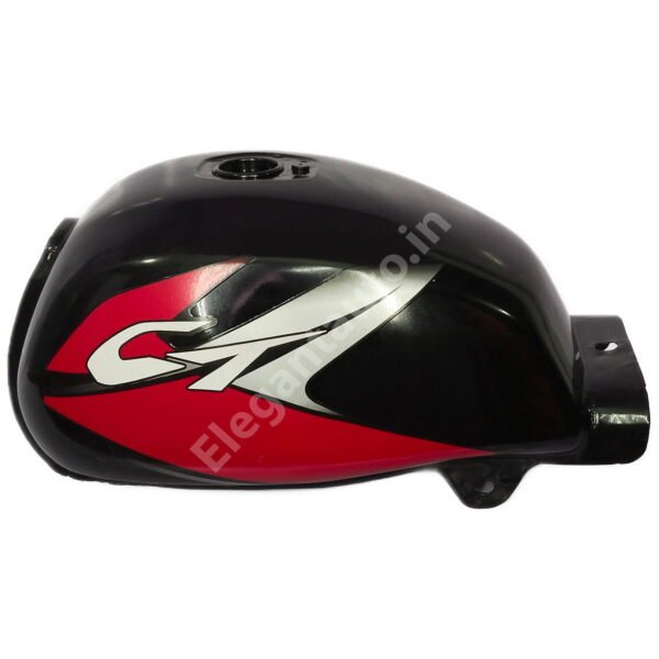 BAJAJ CT 100 X Bike Petrol Tank BLACK and RED