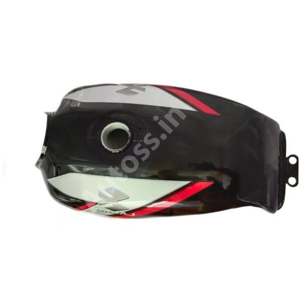 BAJAJ CT Petrol Tank 100 Without Guage Black and Red
