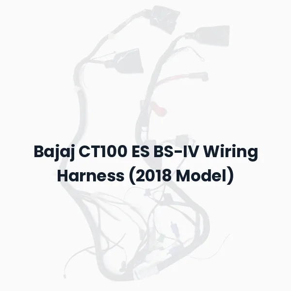 Bajaj CT100 ES BS-IV Wiring Harness (2018 Model)