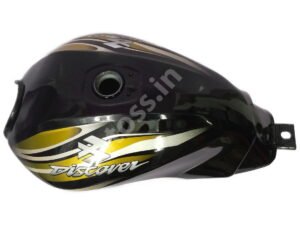 BAJAJ Discover 100 3D Petrol Tank BLACK and GREEN