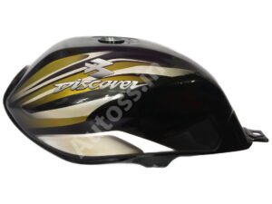 BAJAJ Discover 100 3D Petrol Tank BLACK and GREEN