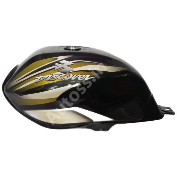 BAJAJ Discover 100 3D Petrol Tank BLACK and GREEN
