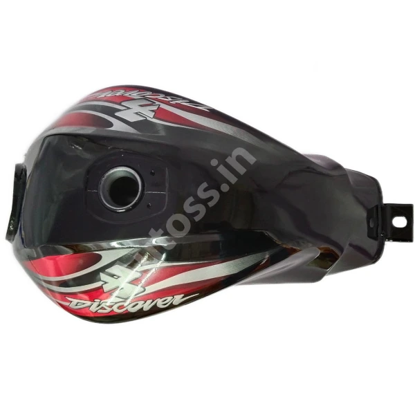 BAJAJ Discover 100 Petrol Tank BLACK and RED
