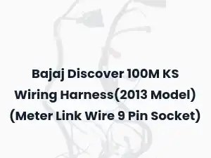 Bajaj Discover 100M KS Wiring Harness(2013 Model) (Meter Link Wire 9 Pin Socket)