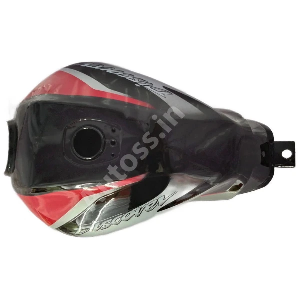BAJAJ Discover 110 BS4 Petrol Tank BLACK and RED