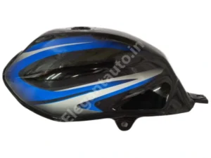 BAJAJ Discover 125 2015 Petrol Tank BLACK and BLUE
