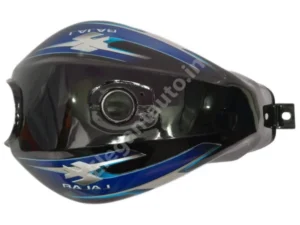 BAJAJ Discover 125 Petrol Tank BLACK and BLUE