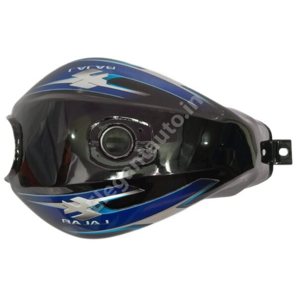 BAJAJ Discover 125 Petrol Tank BLACK and BLUE