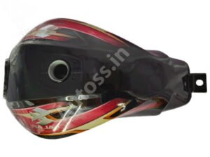 BAJAJ Discover 125 Petrol Tank BLACK and RED