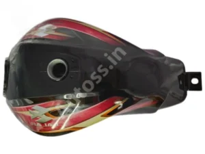 BAJAJ Discover 125 Petrol Tank BLACK and RED