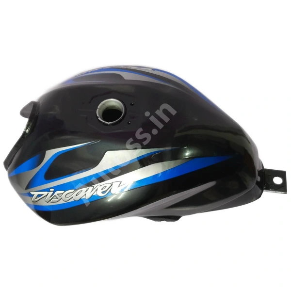 BAJAJ Discover ST 125 Petrol Tank BLACK and BLUE