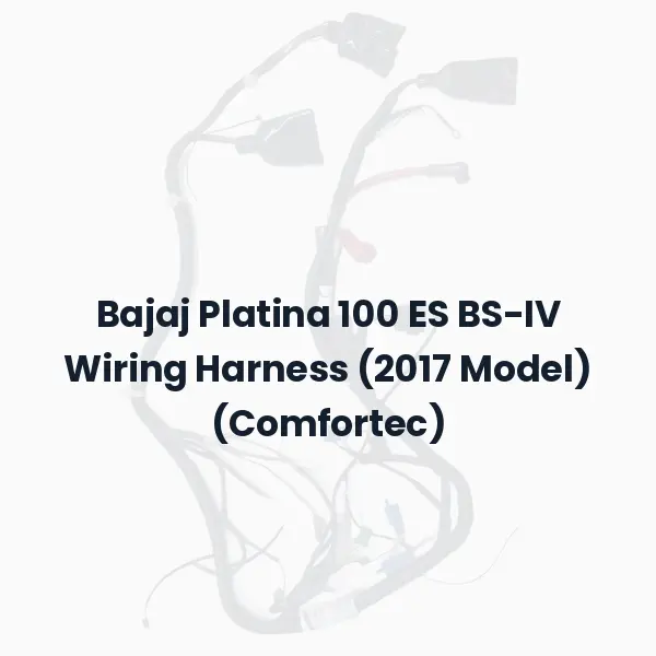 Bajaj Platina 100 ES BS-IV Wiring Harness (2017 Model) (Comfortec)