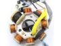 BAJAJ PLATINA 100 ES MAGNET COIL PLATE ASSEMBLY (8 POLL) 6 PIN