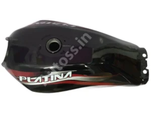 BAJAJ Platina 125 Petrol Tank BLACK and RED