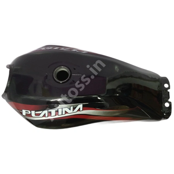BAJAJ Platina 125 Petrol Tank BLACK and RED