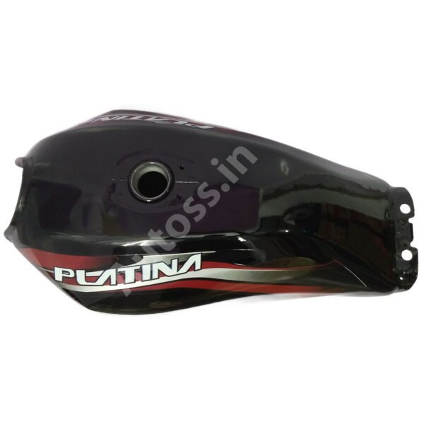 BAJAJ Platina 125 Petrol Tank BLACK and RED