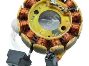 BAJAJ PLATINA BS6 MAGNET COIL PLATE ASSEMBLY(12 POLL) 4 PIN