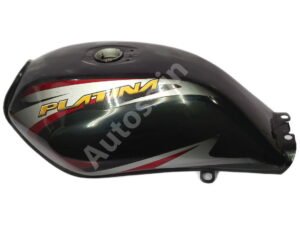 BAJAJ Platina Comfort Petrol Tank BLACK and RED