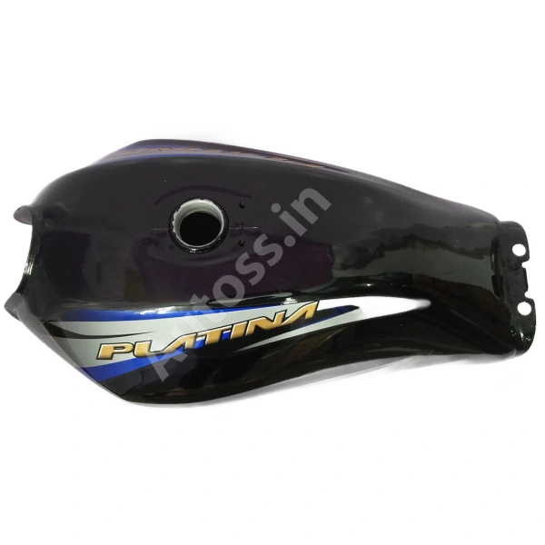 BAJAJ Platina Comfort Petrol Tank BLACK and SILVER