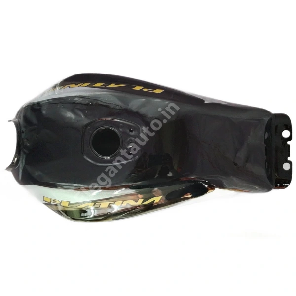 BAJAJ Platina Comfort Petrol Tank BS4 BLACK and BROWN