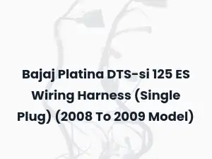 Bajaj Platina DTS-si 125 ES Wiring Harness (Single Plug) (2008 To 2009 Model)