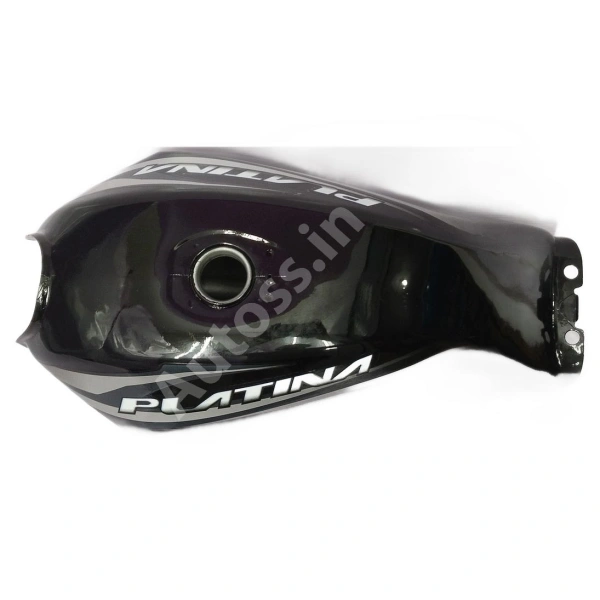 BAJAJ Platina ES Petrol Tank BLACK and SILVER