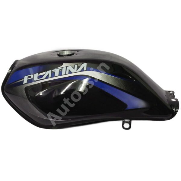 BAJAJ Platina Petrol Tank 125 BLACK and BLUE