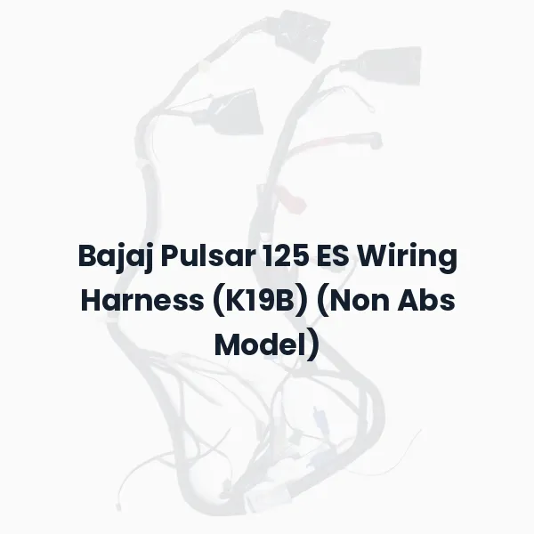 Bajaj Pulsar 125 ES Wiring Harness (K19B) (Non Abs Model)
