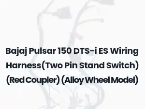 Bajaj Pulsar 150 DTS-i ES Wiring Harness(Two Pin Stand Switch) (Red Coupler) (Alloy Wheel Model)