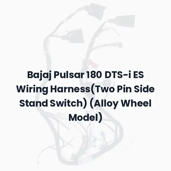 Bajaj Pulsar 180 DTS-i ES Wiring Harness(Two Pin Side Stand Switch) (Alloy Wheel Model)