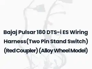 Bajaj Pulsar 180 DTS-i ES Wiring Harness(Two Pin Stand Switch) (Red Coupler) (Alloy Wheel Model)