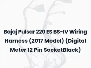 Bajaj Pulsar 220 ES BS-IV Wiring Harness (2017 Model) (Digital Meter 12 Pin SocketBlack)