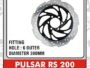 BAJAJ PULSER 200 NS, 200 RS DISC BRAKE